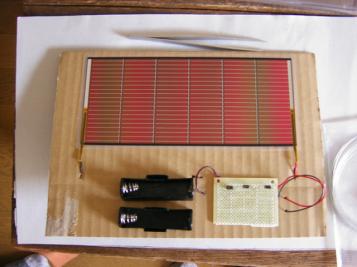 太陽電池充電器試作１